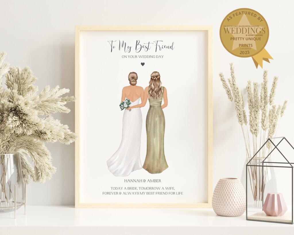 Gift For Best Friend On Her Wedding Day.