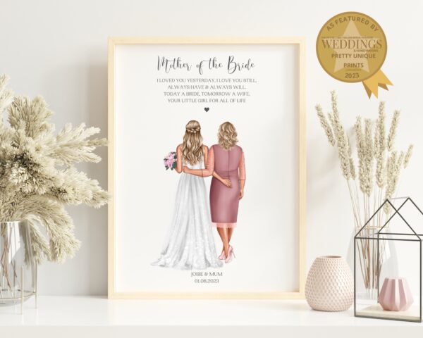Personalised Gift For Mum on Wedding Day