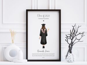 personalised graduation print