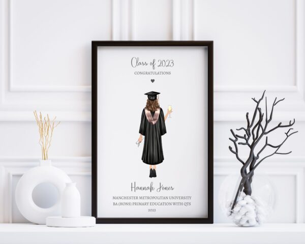 personalised graduation print