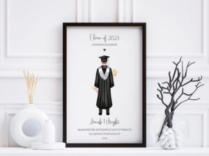Personalised graduation print