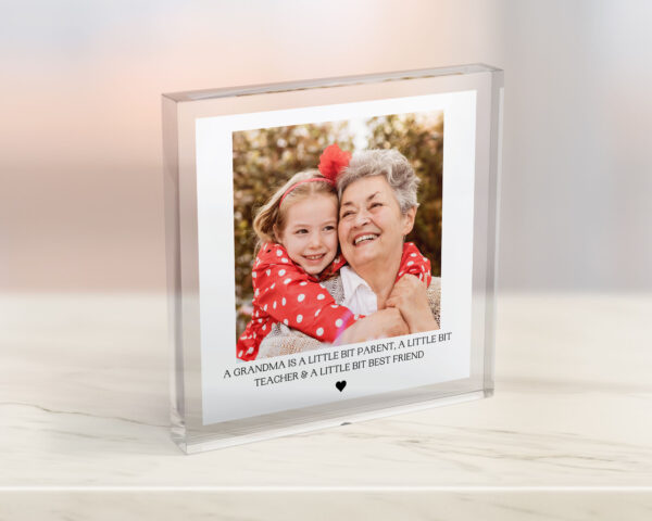 Grandma And Grandchild Polaroid Photo