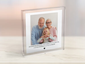 Grandparent And Grandchildren Polaroid Photo