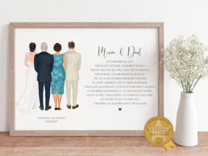 Parents-Wedding-Day Gift-From-The-Bride-And-Groom