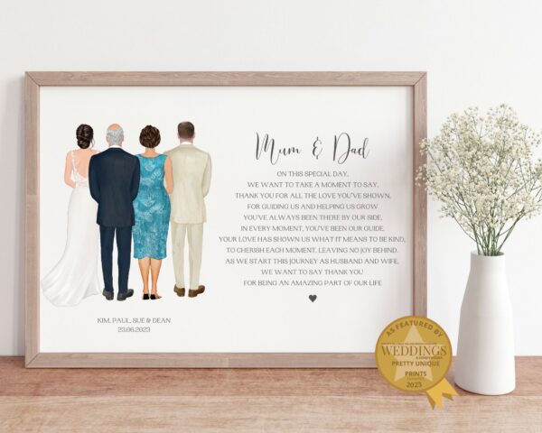 Parents-Wedding-Day Gift-From-The-Bride-And-Groom