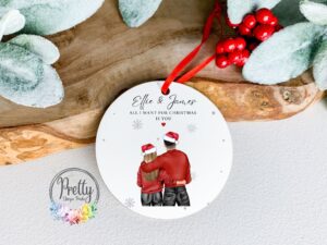 Couple Christmas Bauble