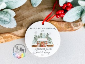 Christams Bauble - Our First Christmas