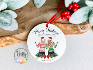 Personalised Christmas Bauble for Mum