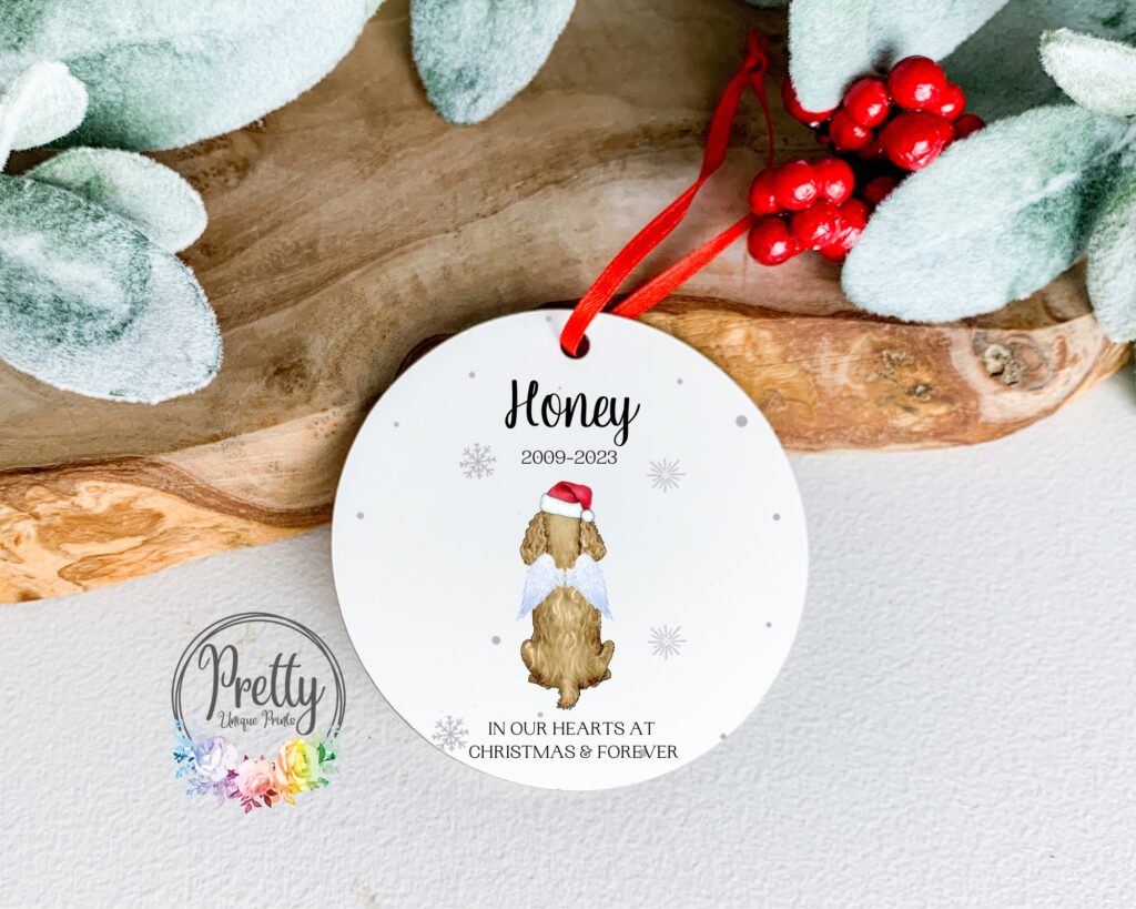 Pet Memorial Christmas Bauble