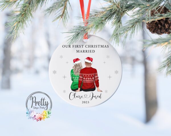 First christmas Married Christmas Decoration