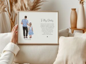 Personalised Gift For Dad On Fathes Day From Child