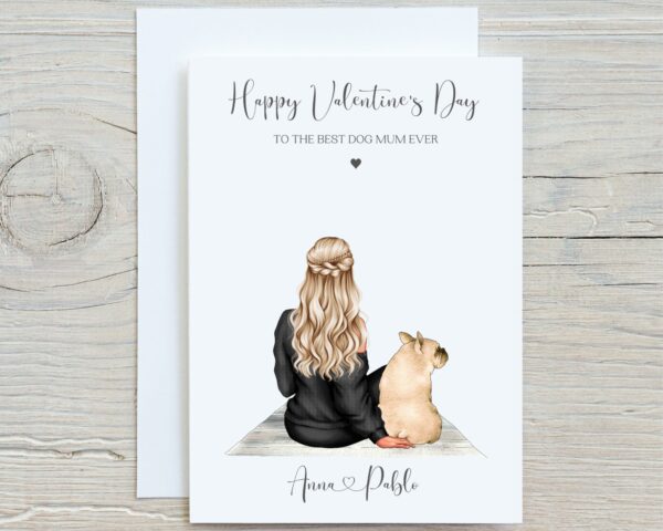 Dog Mum Valentines Card